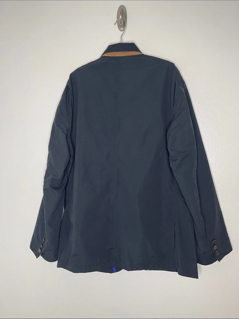 Turtleson Black Zip & Button Closure Golf Utility Pockets Jacket Men's Size 2XL